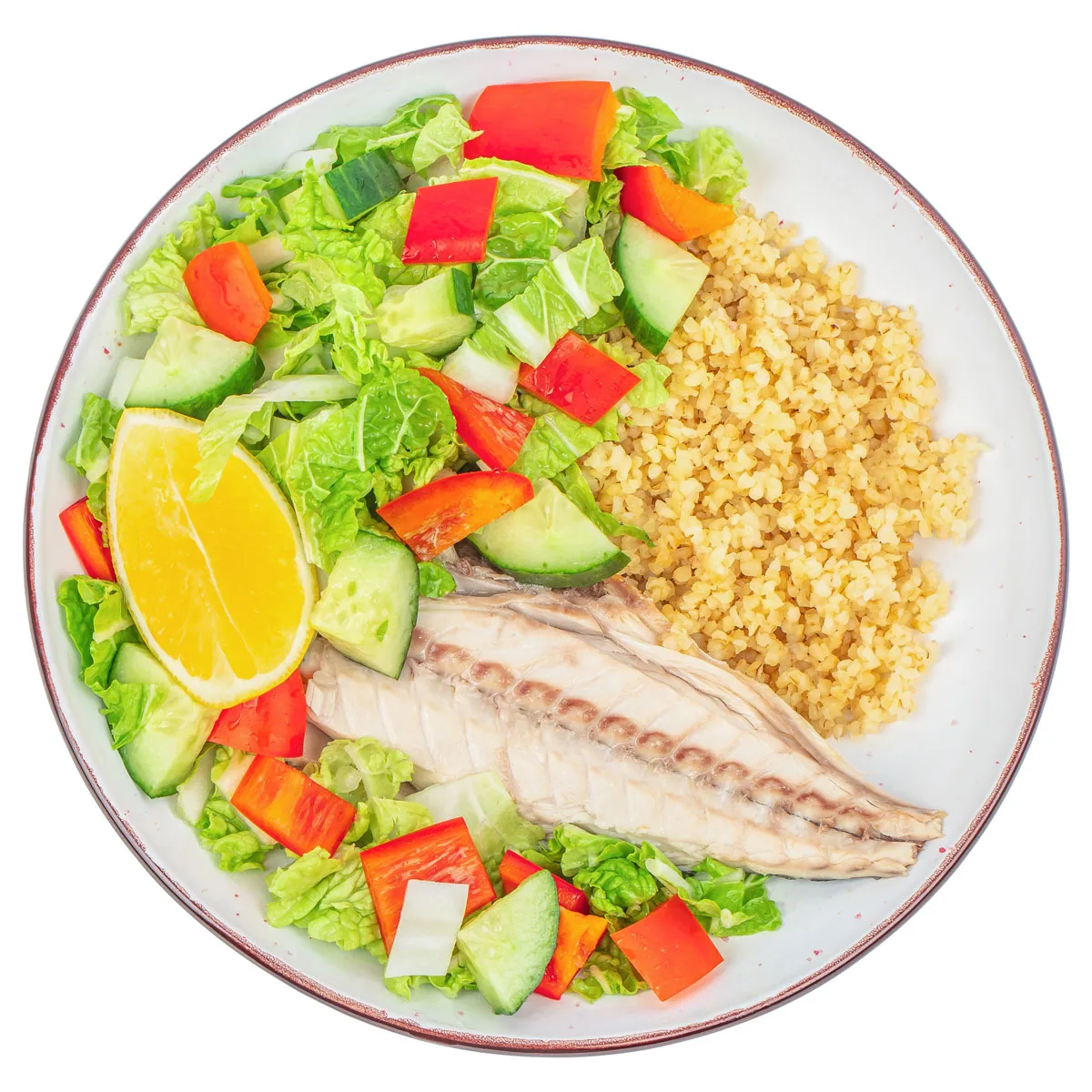 Izgara Somon & Bulgur