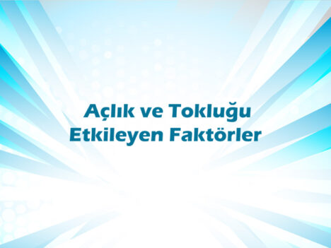 Kendinizi aç hissediyorsanız